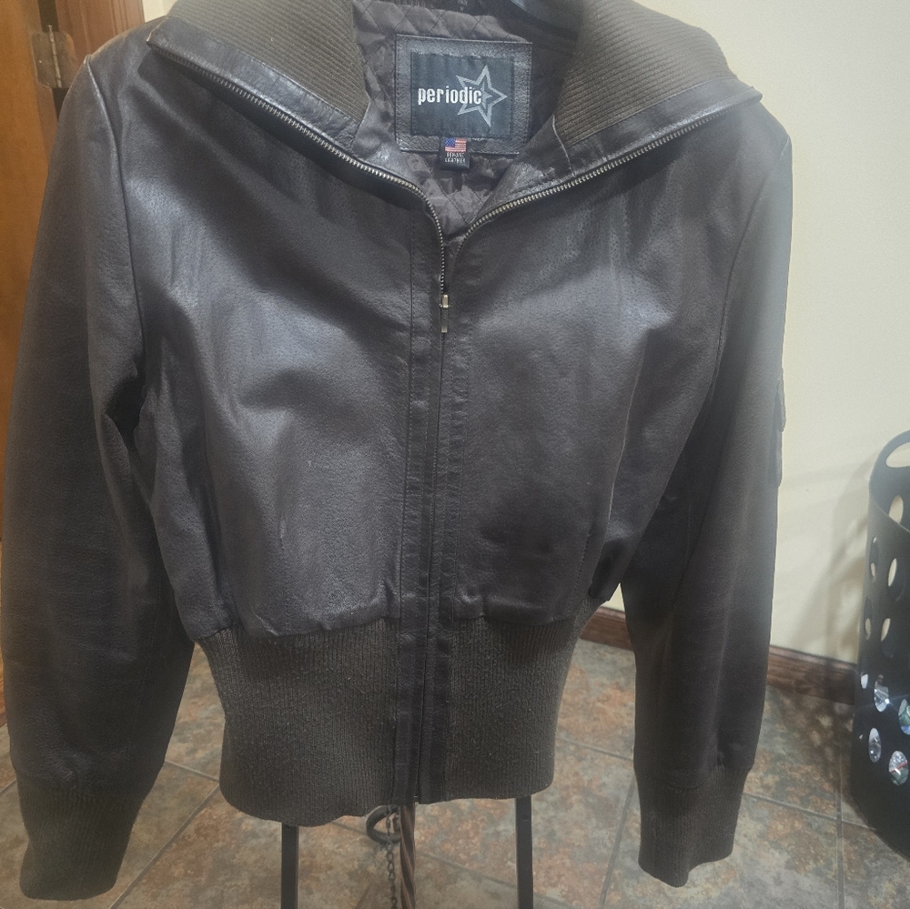 Women's Black Leather Jacket